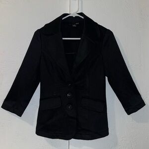 Black Blazer with 3/4 sleeves